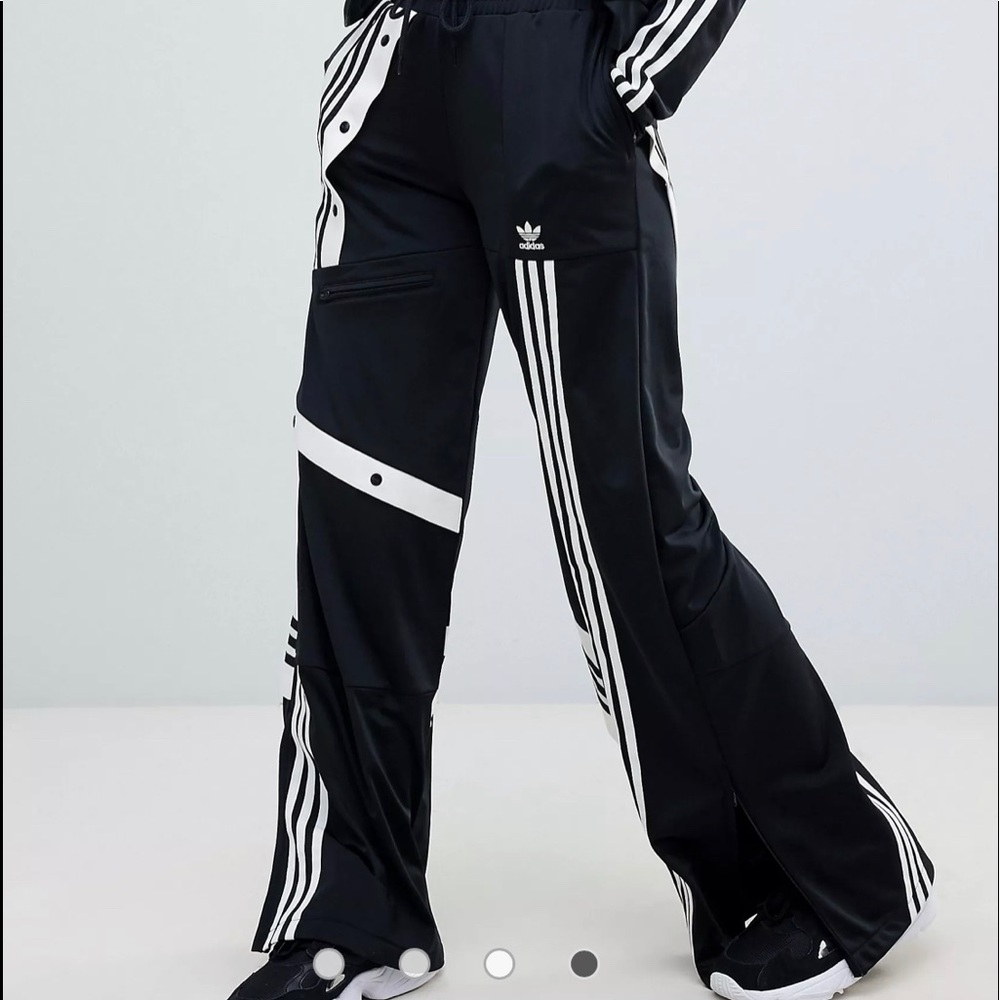 New Adidas x Danielle Cathari WIDE LEG PATCHWORK TRACK PANTS